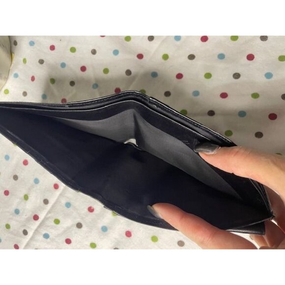 Prada Black Leather Bifold Wallet with Card Slots & Coin Pocket (Vintage Prelove - Picture 6 of 6